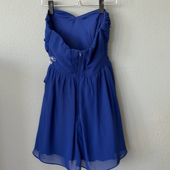 B.Darlin dark Royal blue size 3/4 above the knee dress, prom or graduati… - Picture 3 of 8